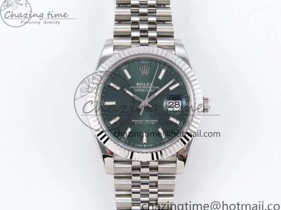 0414 HighPerformance DateJust 41 126334 904L SS VSF 1:1 Best Edition Green Dial on Jubilee Bracelet VS 1323